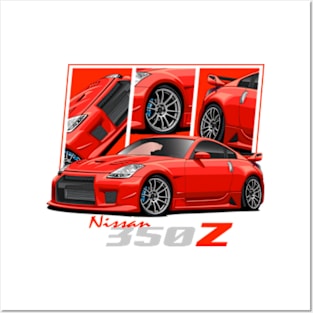 Nissan 350Z, JDM Car Posters and Art